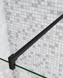 Sprchové kouty H K Vzpěra C90B, délka 900 mm, pro skla 6-10mm, černá SE-C90B