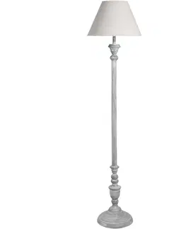 Designové a luxusní stojící lampy Estila Stylová stojací lampa ITHAKA