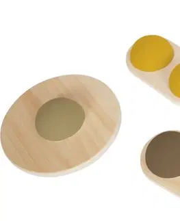 Dřevěné hračky Small foot Balanční kameny STONES hnědé