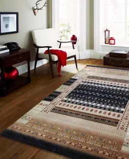 Moderní koberce Moderní koberec s geometrickými vzory v modré barvě Šířka: 200 cm | Délka: 290 cm