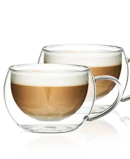 Hrnky a šálky 4Home Termo sklenice na cappuccino Hot&Cool 280 ml, 2 ks
