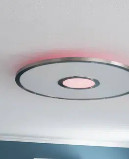 Stropní svítidla Lucande Lucande Linema LED stropní světlo, RGB, kulaté