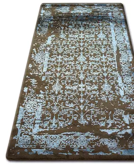 Koberce a koberečky Dywany Lusczow Kusový koberec MANYAS Mariet hnědo-modrý, velikost 200x300