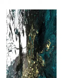 Koberce a koberečky Conceptum Hypnose Koberec Dark Marble 160x230 cm modrý