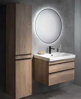 Koupelnový nábytek SAPHO SITIA umyvadlová skříňka 75,6x50x43,4cm, 2xzásuvka, dub alabama