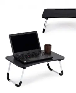 Jídelní stoly MODERNHOME Stojan na notebook Modo 60x40 cm černý