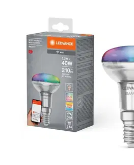 Svítidla Ledvance LED RGBW Stmívatelná žárovka SMART+ E14/3,3W/230V 2700-6500K Wi-Fi - Ledvance 