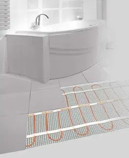 Koupelna SAPHO WARM TILES topná rohož do koupelny 2,1m2, 340W WTM21