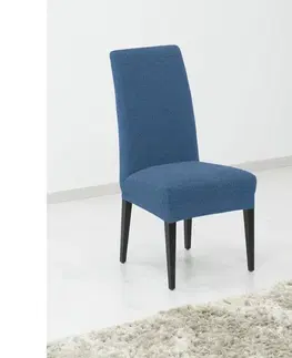Židle Potah elastický na celou židli, komplet 2 ks Denia, modrý