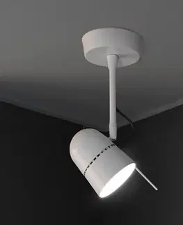 Bodová světla Luceplan Luceplan Counterbalance LED nástěnný spot, bílá