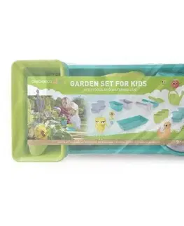 Hračky na zahradu Set pro děti s květináči, truhl. folie candy mix