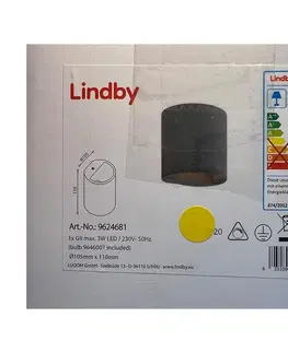 Svítidla Lindby Lindby - LED Nástěnné svítidlo EDVIN 1xG9/3W/230V 