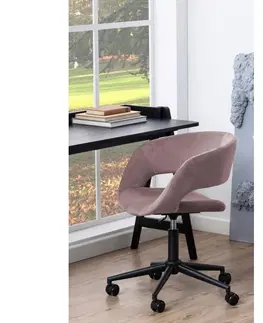 Kancelářské židle Actona Otočná židle Grace růžová