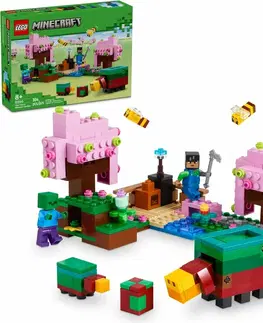 Hračky LEGO LEGO - Minecraft 21260 Zahrada s rozkvetlými třešněmi