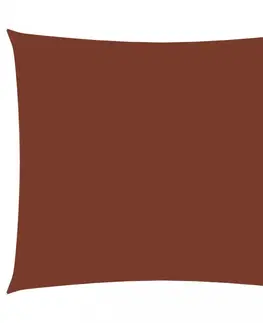Stínící textilie Stínící plachta obdélníková 4 x 5 m oxfordská látka Dekorhome Červená