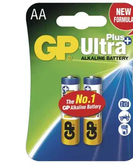 Jednorázové baterie GP Batteries GP Alkalická baterie GP Ultra Plus LR6 (AA), blistr 1017212000