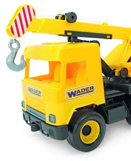 Hračky WADER -  Middle Truck jeřáb - žlutý