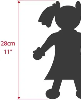 Hračky pro holky Bigjigs Toys Látková panenka JESSICA 28 cm růžová