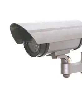 Domovní alarmy Solight Maketa bezpečnostní kamery na stěnu