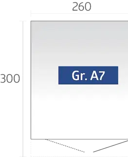 AVANTGARDE Biohort Zahradní domek BIOHORT Avantgarde ECO A7 260 × 260 cm (stříbrná metalíza)