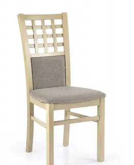Židle HALMAR Jídelní židle Gernia dub sonoma/šedá