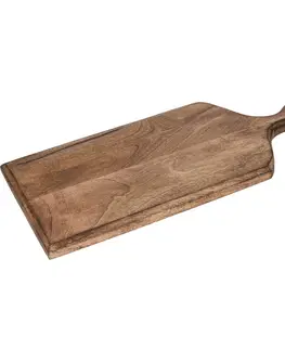 Prkénka a krájecí desky Krájecí prkénko z mangového dřeva Hamis, 20 x 2 x 50 cm