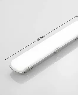 Průmyslová zářivková svítidla Arcchio Arcchio Rao LED svítidlo odolné proti vlhkosti, délka 61,8 cm, sada 2 kusů