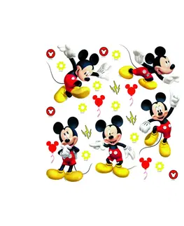 Samolepky na zeď Samolepicí dekorace Mickey Mouse, 30 x 30 cm