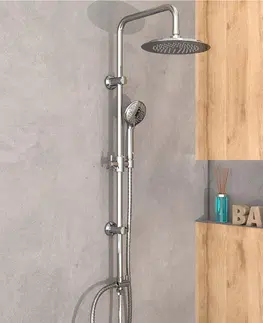 Sprchy a sprchové panely Eisl Nalepovací sprchový set bez baterie, chrom DX12009 DX12009
