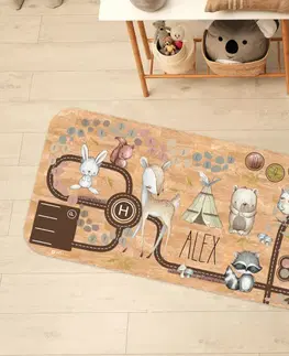 Korkové koberce Korkový koberec se zvířátky pro holky i kluky
