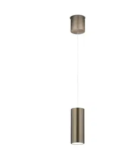 Závěsná světla Knapstein LED závěsné světlo Helli up/down 1 zdroj bronz