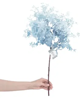 Květiny AmeliaHome Umělá květina BAZY 10 ks modrá