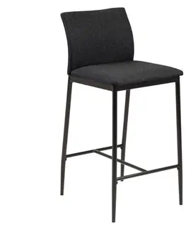 Barové židle Actona Barová židle Demina šedá/černá