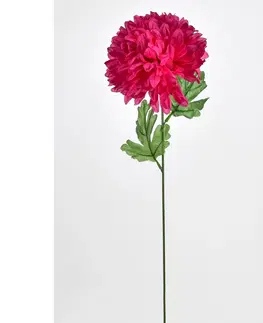 Květiny Umělá květina Chrysantéma 50 cm, červená