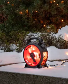 Světelné venkovní řetězy Konstsmide Christmas LED víla světla Micro jantarová 150 plamenů 10,43m