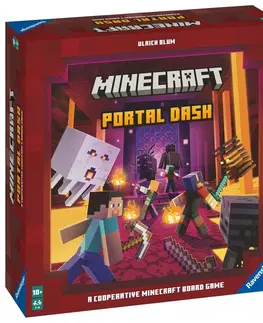 Hračky společenské hry RAVENSBURGER - Minecraft: Portal Dash