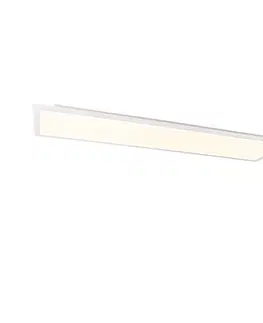 Stropni svitidla Moderní LED panel ocel 120 cm vč. LED 4-stupňové stmívání - Liv