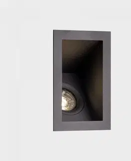 Vestavná svítidla do stěny KOHL LIGHTING KOHL-Lighting FOCUS zapuštěné svítidlo do zdi 130x85 mm černá 8 W LED