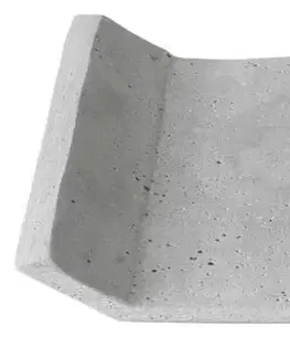 Podnosy a tácy Dekorační odkládací tác, betonový, střední, světle šedý BLOMUS