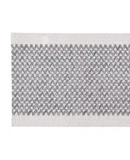Prostírání Bo-ma Trading Prostírání Elly bílá - tmavě šedá, 30 x 45 cm