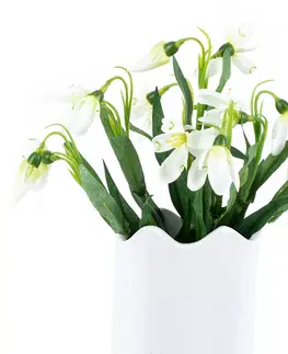 Květiny Umělý svazek Sněženek, 27 cm