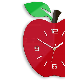 Hodiny ModernClock Nástěnné hodiny Apple červené