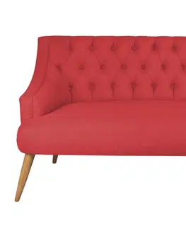 Pohovky a gauče Pohovka dvoumístná LAMONT červená