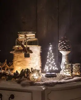 Vánoční vnitřní dekorace Hemsson Stromek Santa's Tree, měděný drát, výška 26 cm