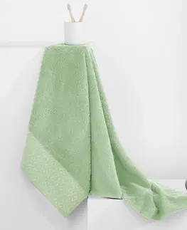 Ručníky Bavlněný ručník DecoKing Andrea mátový, velikost 50x90