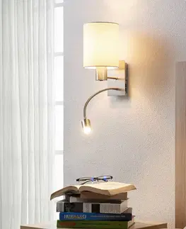 Nástěnná svítidla Lindby Lindby Shajan nástěnné světlo LED čtecí světlo 2ks