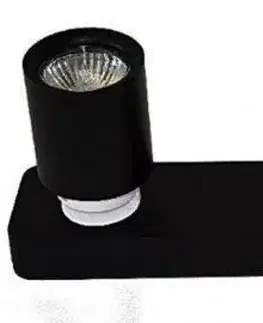 Moderní bodová svítidla Stropní a nástěnné bodové svítidlo AZzardo Tomi 3 black AZ0680 GU10 3x50W IP20 54cm černé