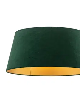 Stínidlo na lampu Duolla Stínidlo na lampu Cone výška 22,5 cm, zelená/zlatá
