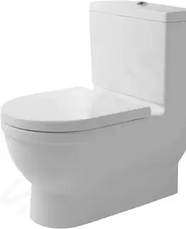 Záchody DURAVIT Starck 3 WC mísa kombi Big Toilet, bílá 2104090000
