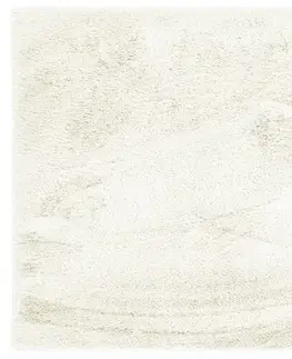 Koberce a koberečky AmeliaHome Kožešina Lovika ivory, 100 x 100 cm